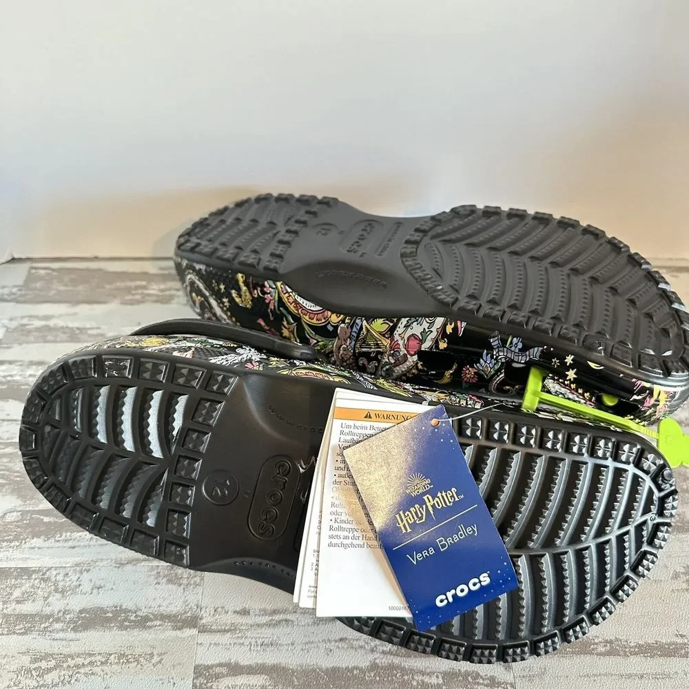NEWCrocs Adult Classic‎ Harry Potter Vera Bradley Clogs Adult Mens 12 Women 13.5